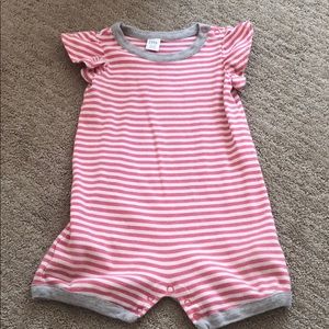 Nordstrom Baby Pink Striped Onesie - so cute!